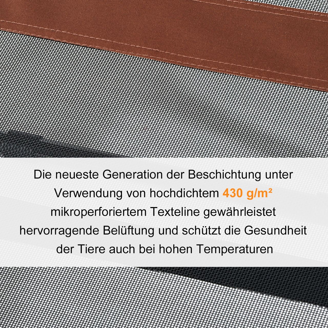 PawHut Hundeliege outdoor Hundebett Katzenbett Haustierbett Schlafplatz Kaffee