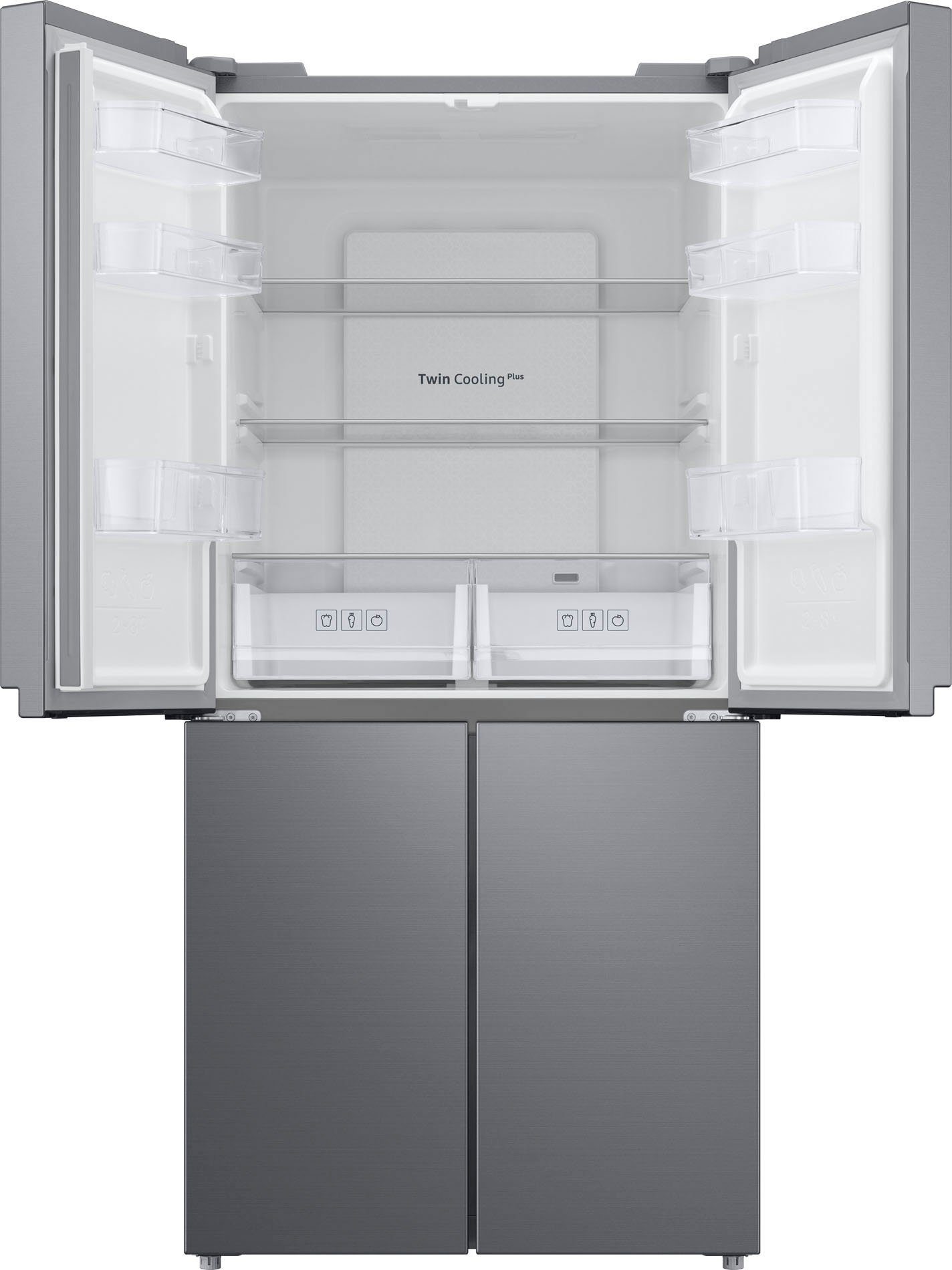 Samsung French Door RF4000 RF48A400EM9, 179,3 cm hoch, 83,3 cm breit