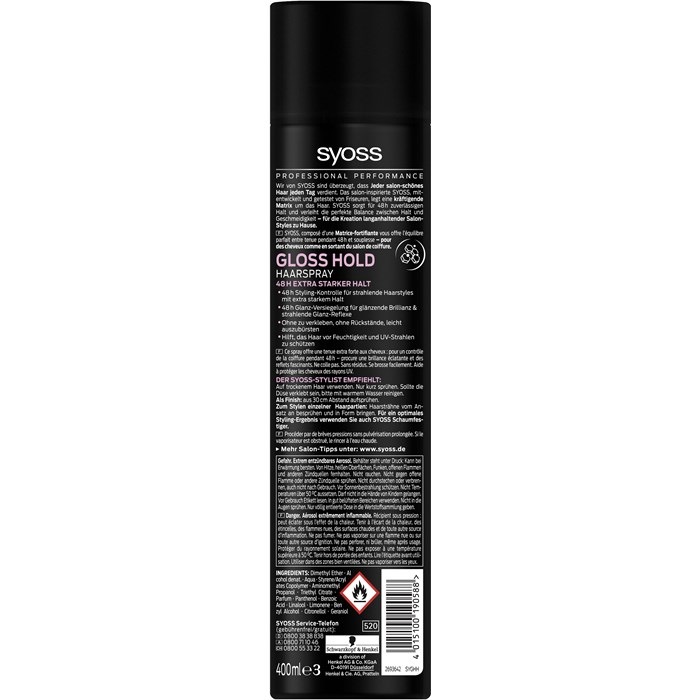 Haarspray Gloss Hold (Halt 4)