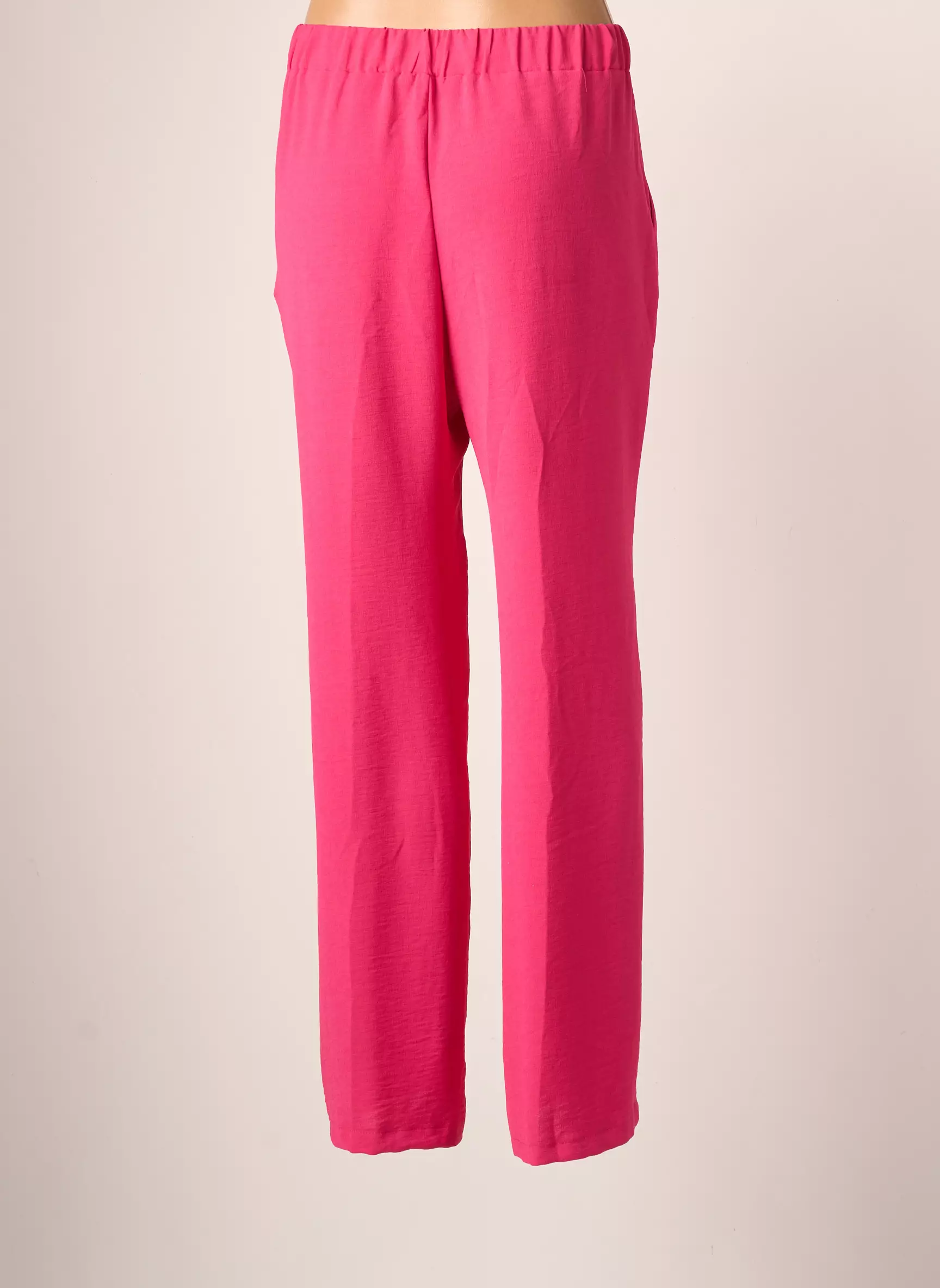 Ema Blue S Pantalons Larges Femme couleur rose
