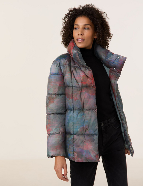 Outdoorjacke mit versteckter Kapuze