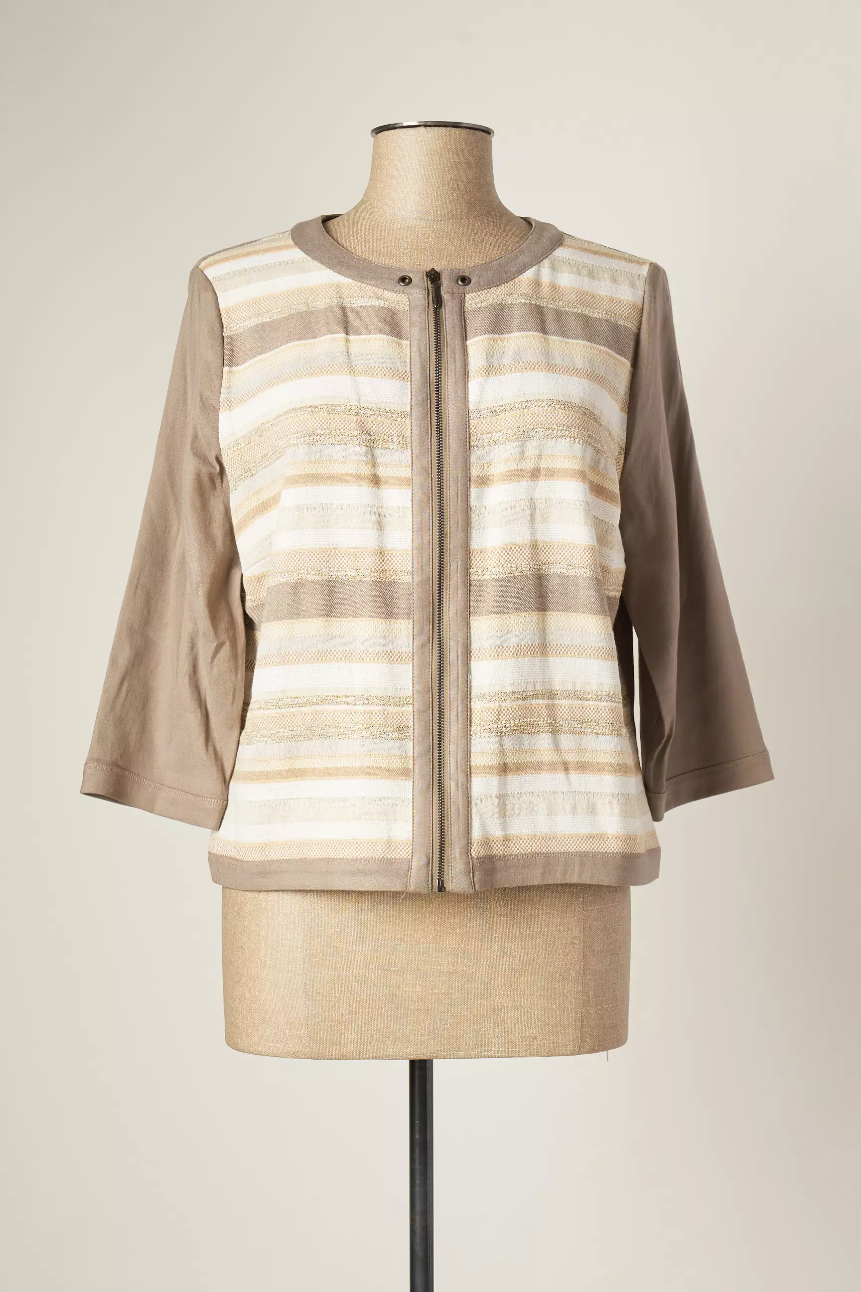 K Tendances Vestecasual Femme couleur beige