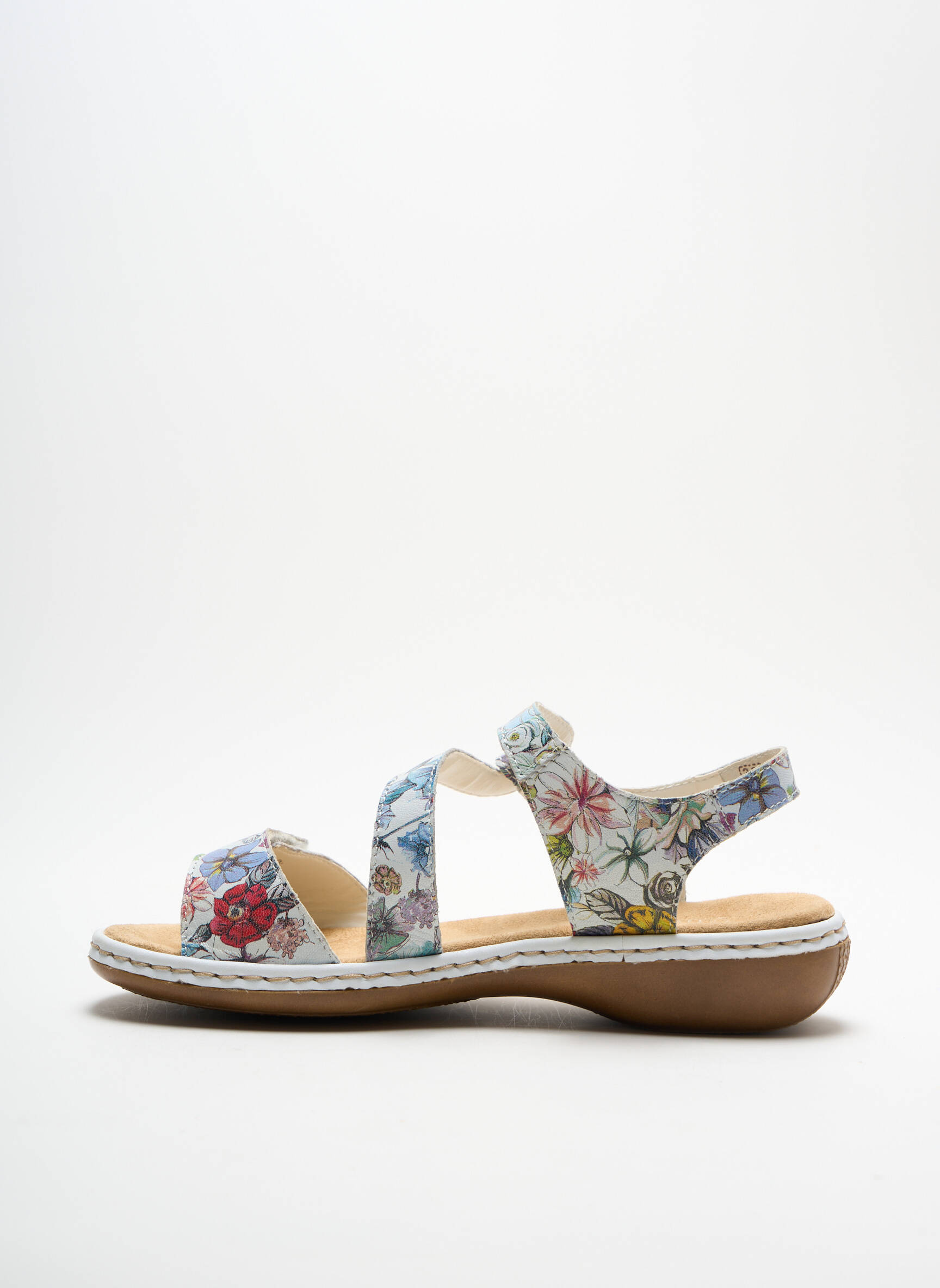 Rieker Sandales Nu Pieds Femme couleur blanc