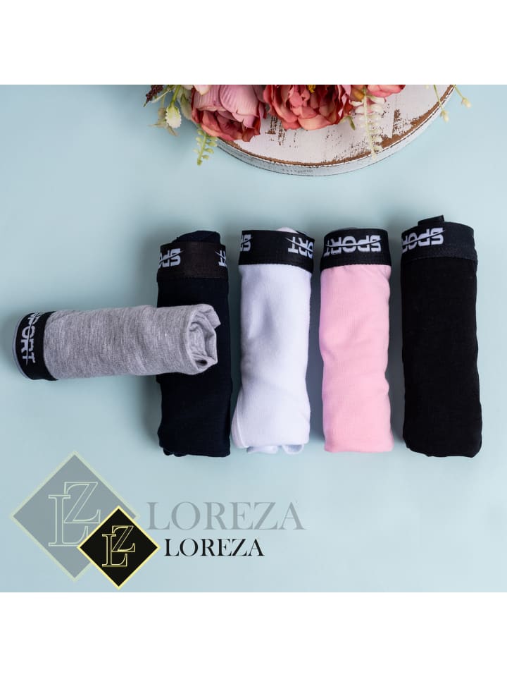 LOREZA 5er Set Bustier - Sport - Bunt günstig kaufen