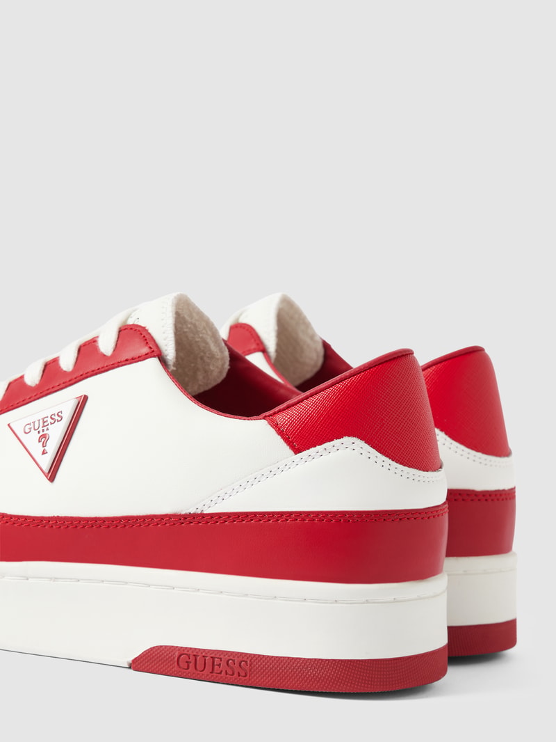 Sneaker aus Leder-Mix Modell 'SILEA' in rot