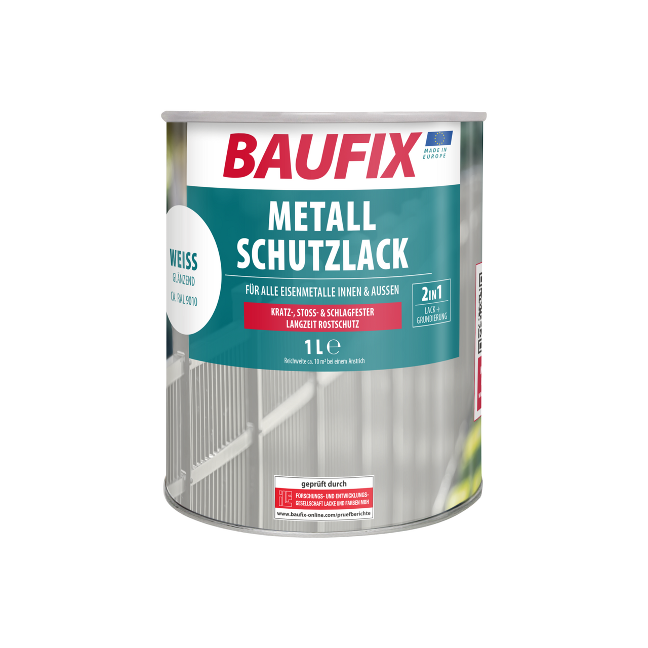 Baufix Metall-Schutzlack weiß