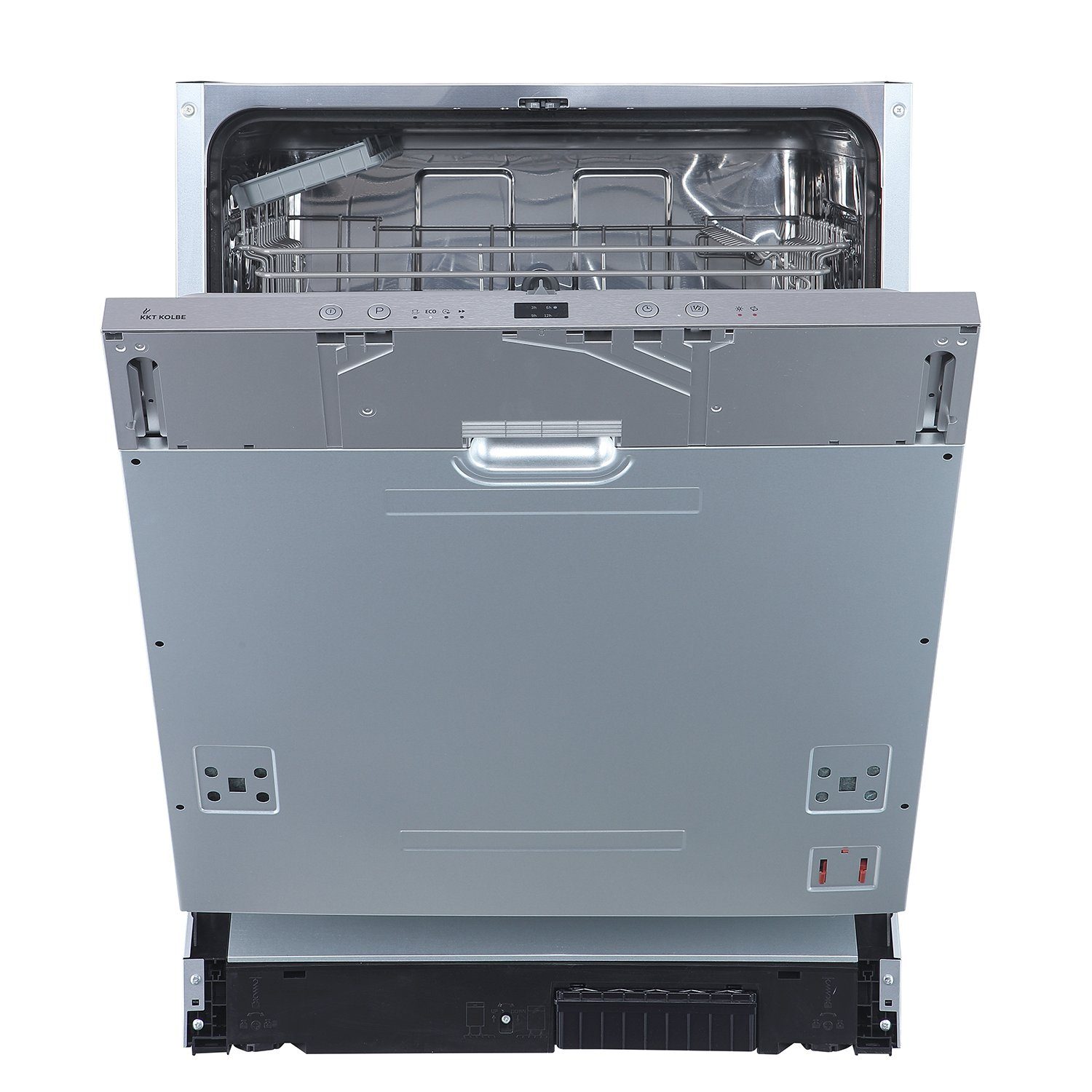 KKT KOLBE vollintegrierbarer Geschirrspüler, DW600VI, 11 l, 12 Maßgedecke, 60cm / Edelstahl / AquaStop / 4 Spülprogramme / 12 Maßgedecke