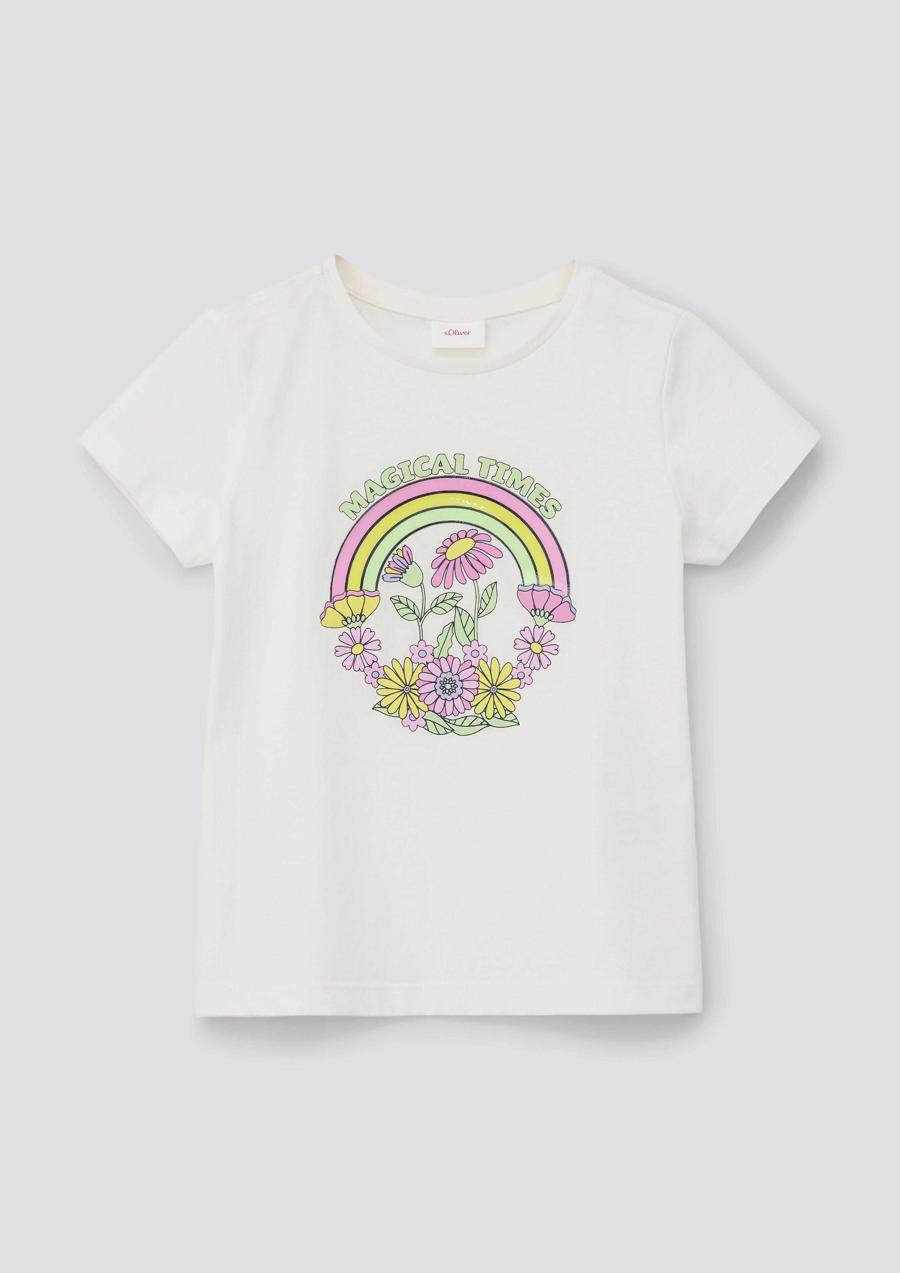 T-Shirt mit Frontprint  2142054-0210