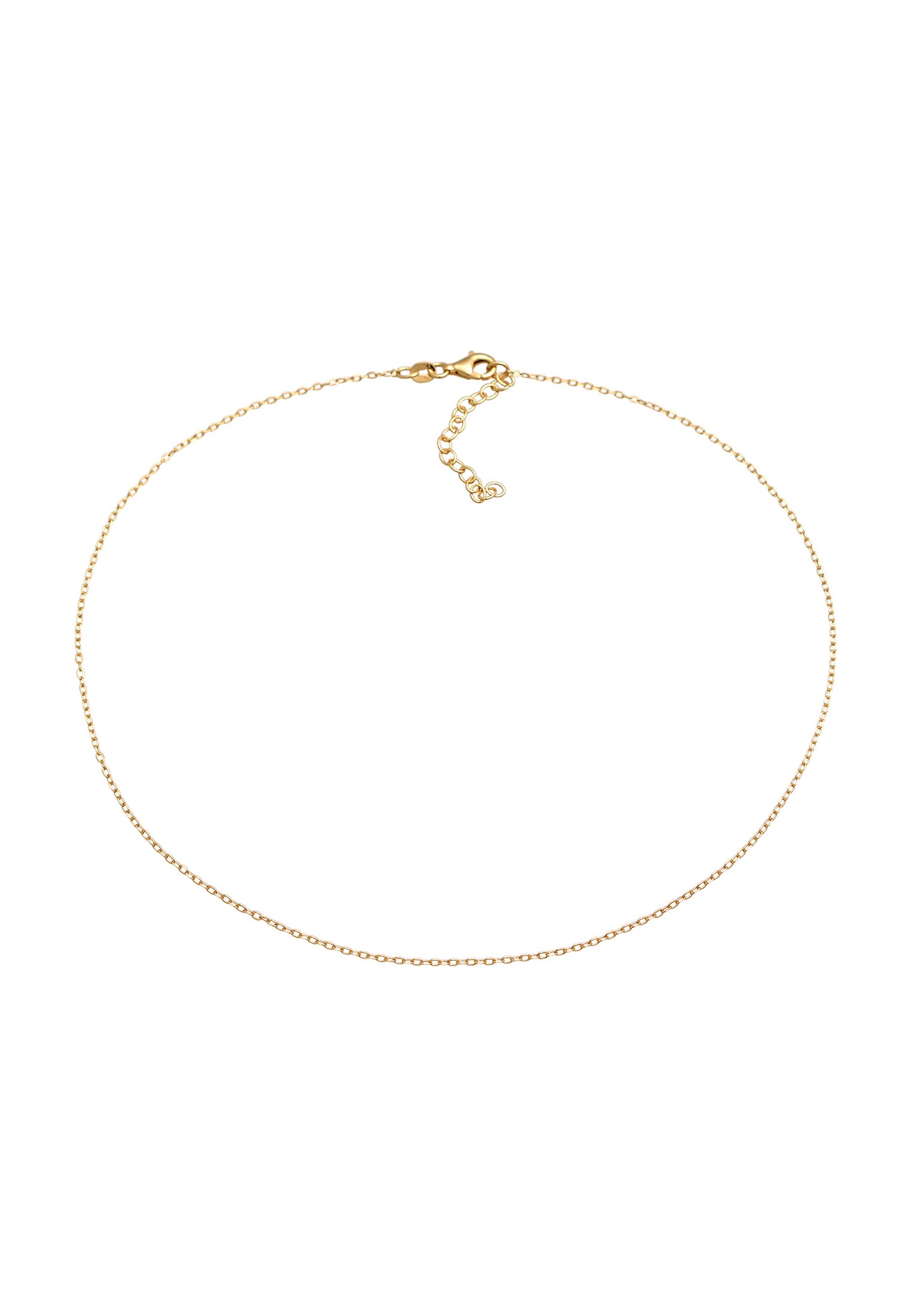 Dámsky náhrdelník Elli Elli Choker s jemnou očkovanou retiazkou zo striebra 925, minimalizmus, 36 cm