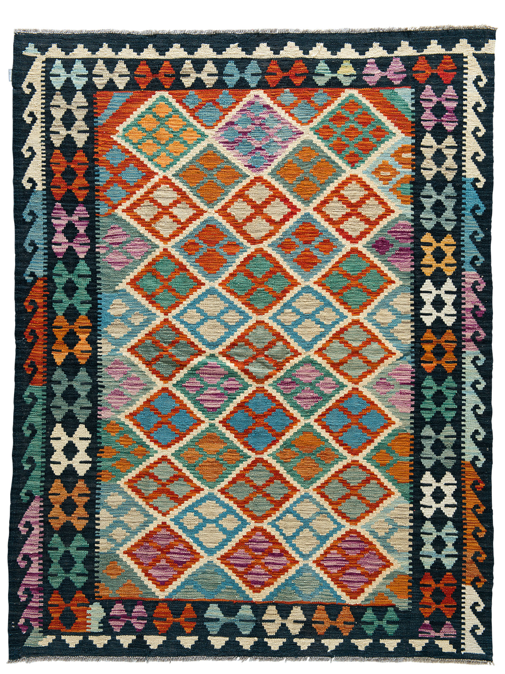 Afghan Kelim ca. 153 x 197 cm, Unikat / Einzelstück
