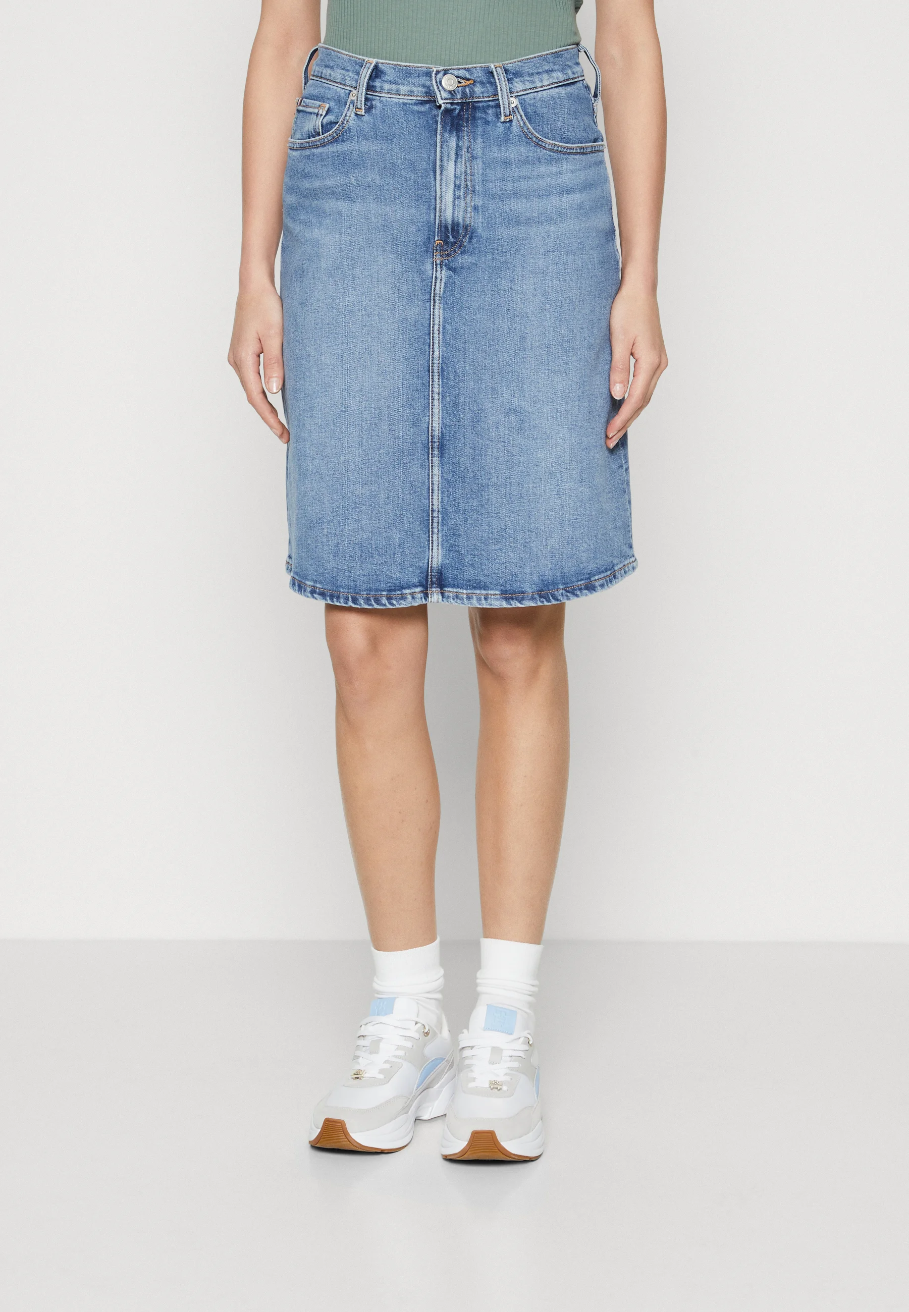 Tommy Hilfiger FALDA - Falda vaquera