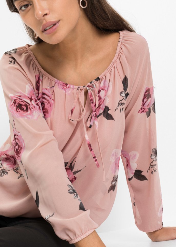 Bluse mit Tunnelzug