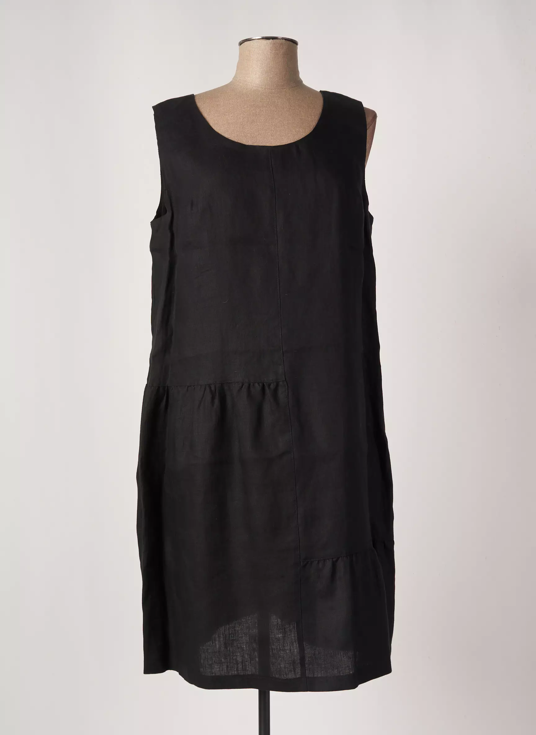Filipine Lahoya Robes Mi Longues Femme couleur noir