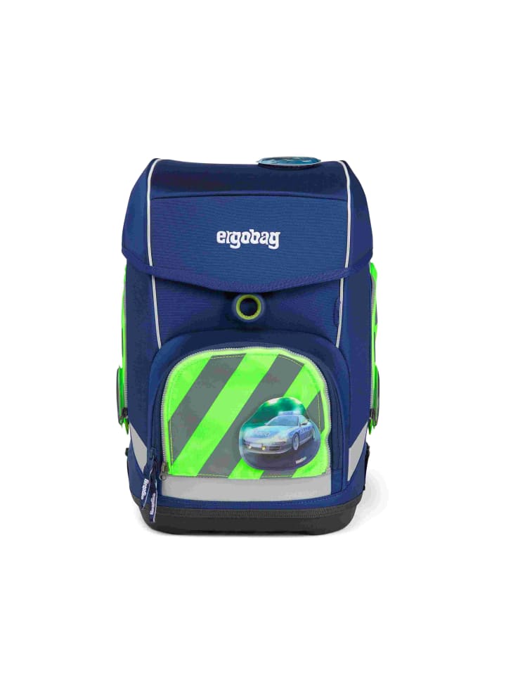 Ergobag ergobag Fluo-Zip Set mit Reflektorstreifen Grün günstig kaufen onesize