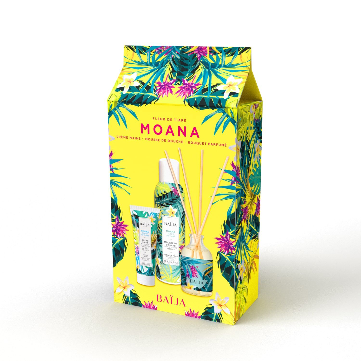 baïja Moana Coffret Mousse de Douche 200 ml + 2 Produits