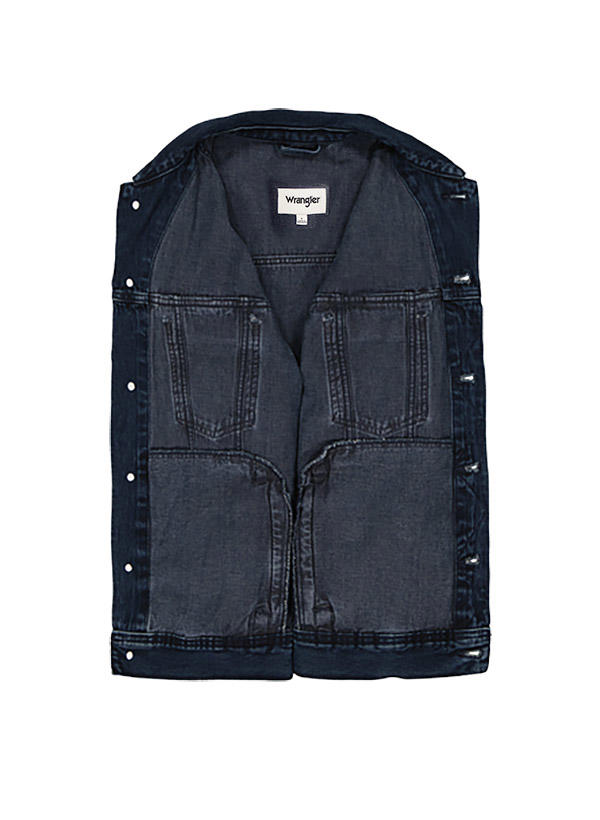 Wrangler, Jeansjacke, Baumwolle, dunkelblau