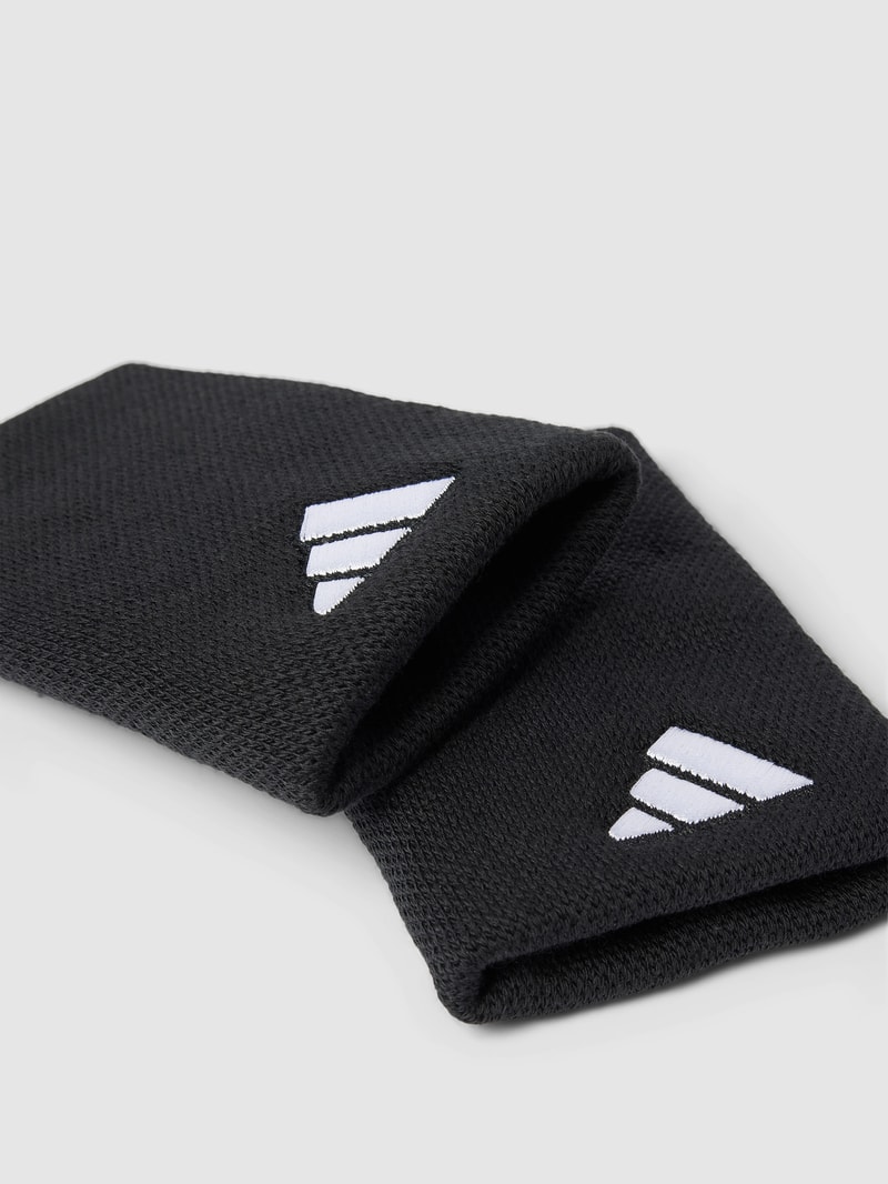 Schweißband mit Label-Stitching Modell 'TENNIS' in schwarz