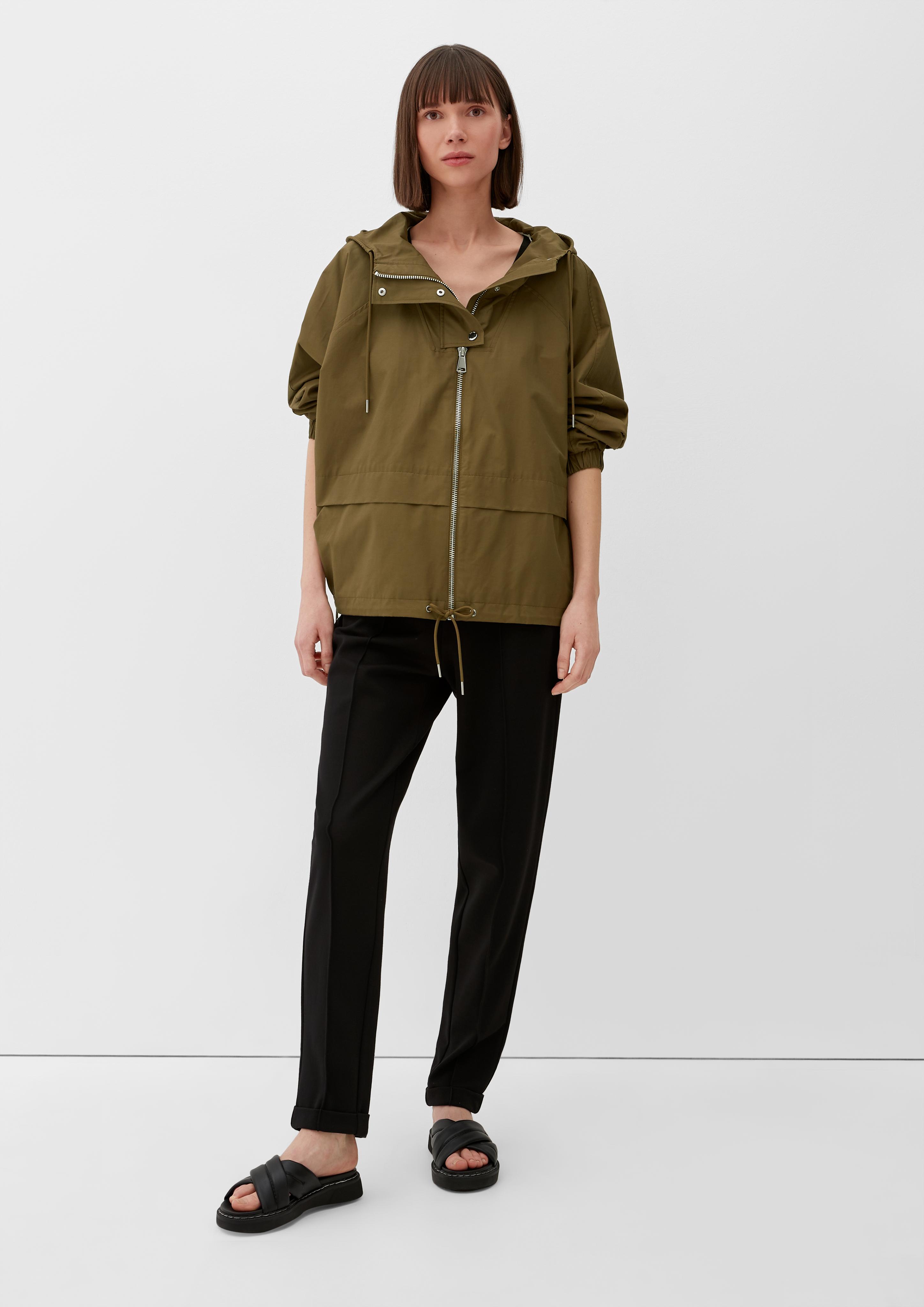 Kapuzenjacke aus Baumwollmix  2129005-7723