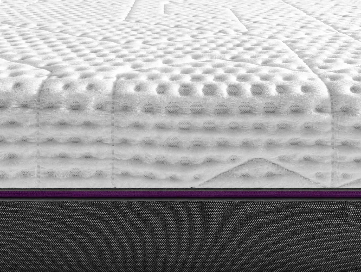 Taschenfederkernmatratze DIAMOND DEGREE DYNAMIC, 100 x 200 cm, 7-Zonen, Dunlopillo, 25 cm hoch, Atmungsaktiv, Wärmeregulierend