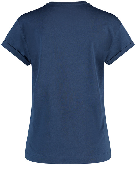 T-Shirt mit kleiner Stickerei