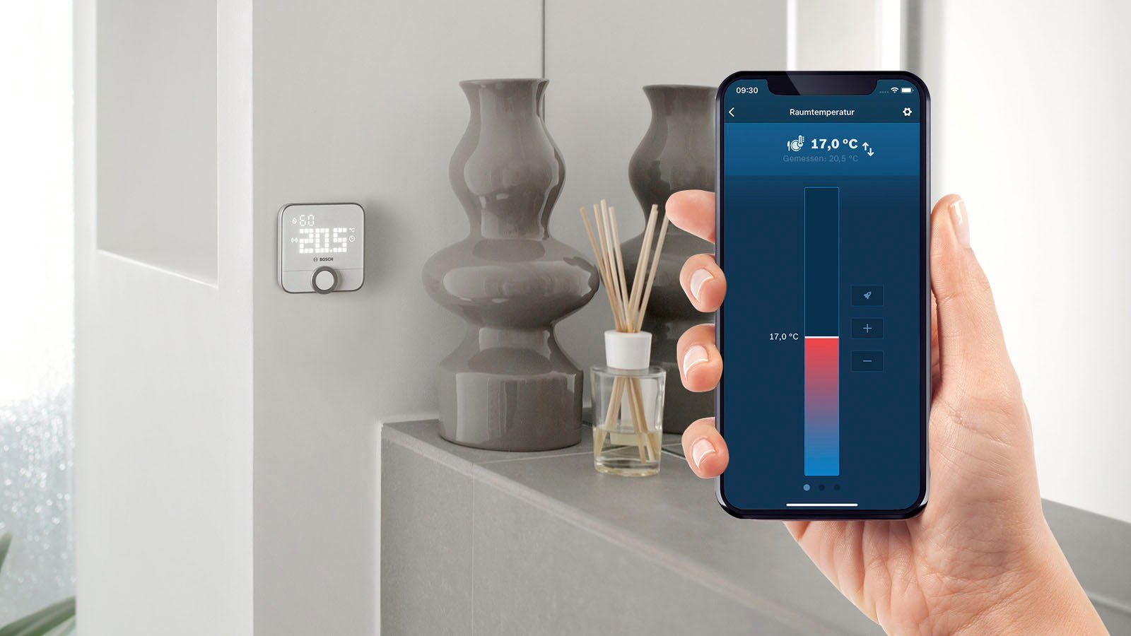 BOSCH Raumthermostat Smart Home Raumthermostat II, (1-St)