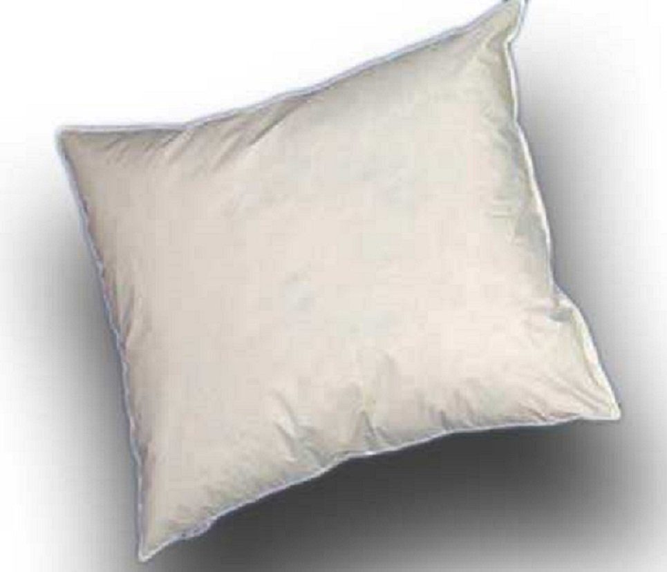 Daunenkissen daunen-federn Sofakissen Daunenkissen 45x45, daunen-federn.de, Füllung: 80% Daunen / 20% Federchen Klasse I, Rückenschläfer, Seitenschläfer, Bauchschläfer, Durch NOMITE auch für Hausstauballergiker und Asthmatiker geeignet.