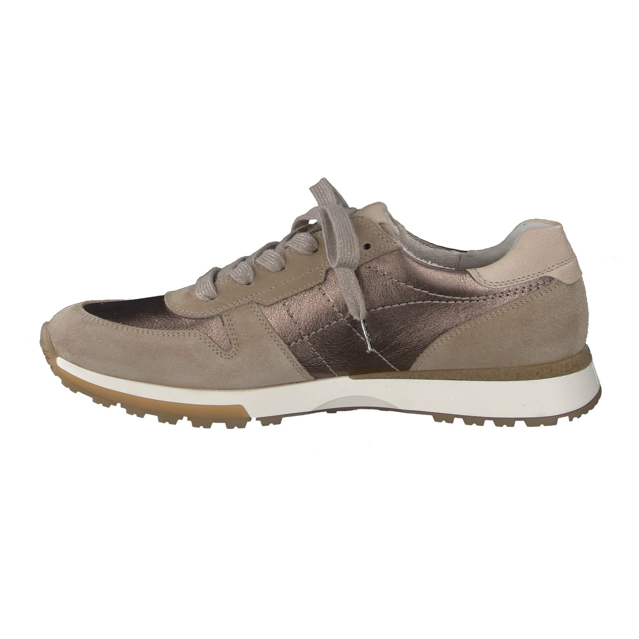 PAUL GREEN Freizeit Schnürer taupe