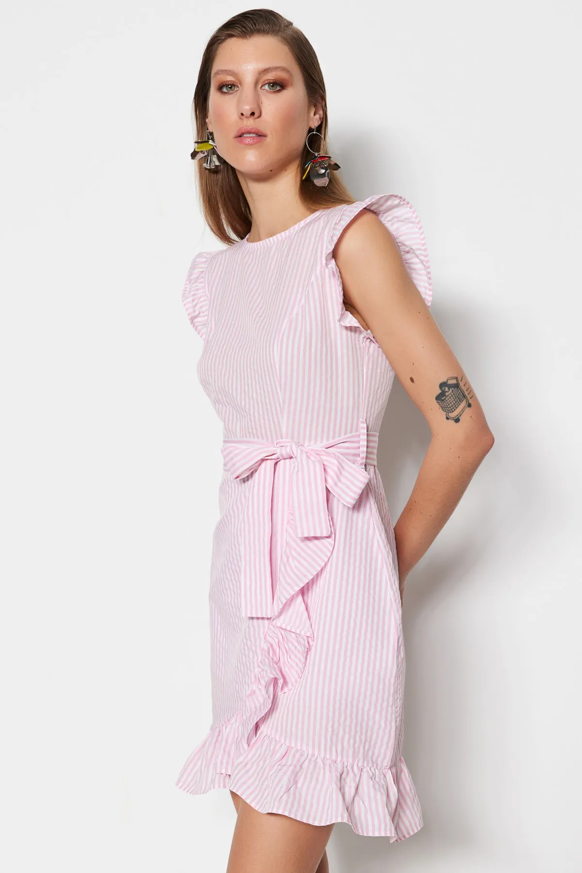 Trendyol Collection  Rosa Gestreift TWOSS21EL1290