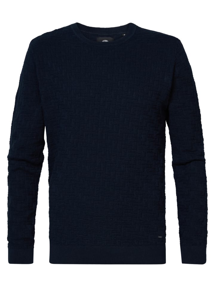 Petrol Industries Feinstrickpullover Gurnee in Blau günstig kaufen