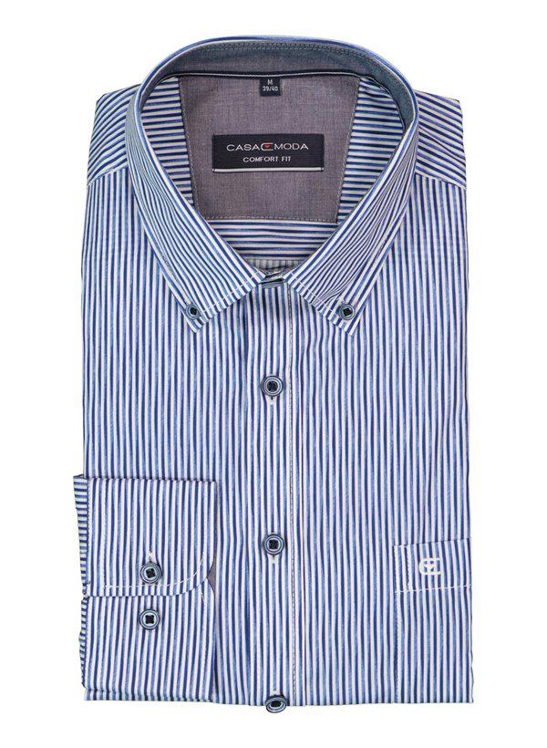 CasaModa, Hemd, Comfort Fit, Baumwolle, dunkelblau gestreift