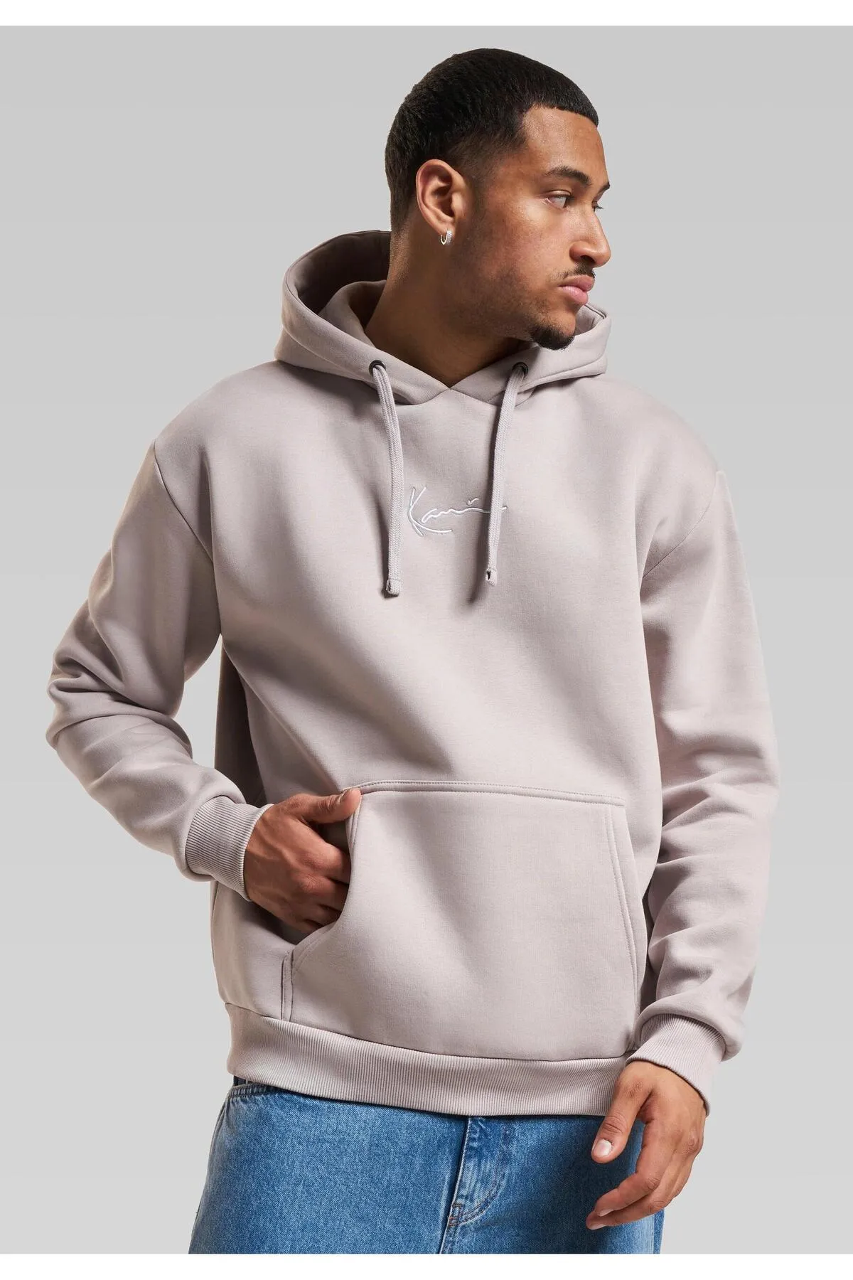 KARL KANI  Unisex KM-HD011-010-10 KK Small Signature Essential Hoodie