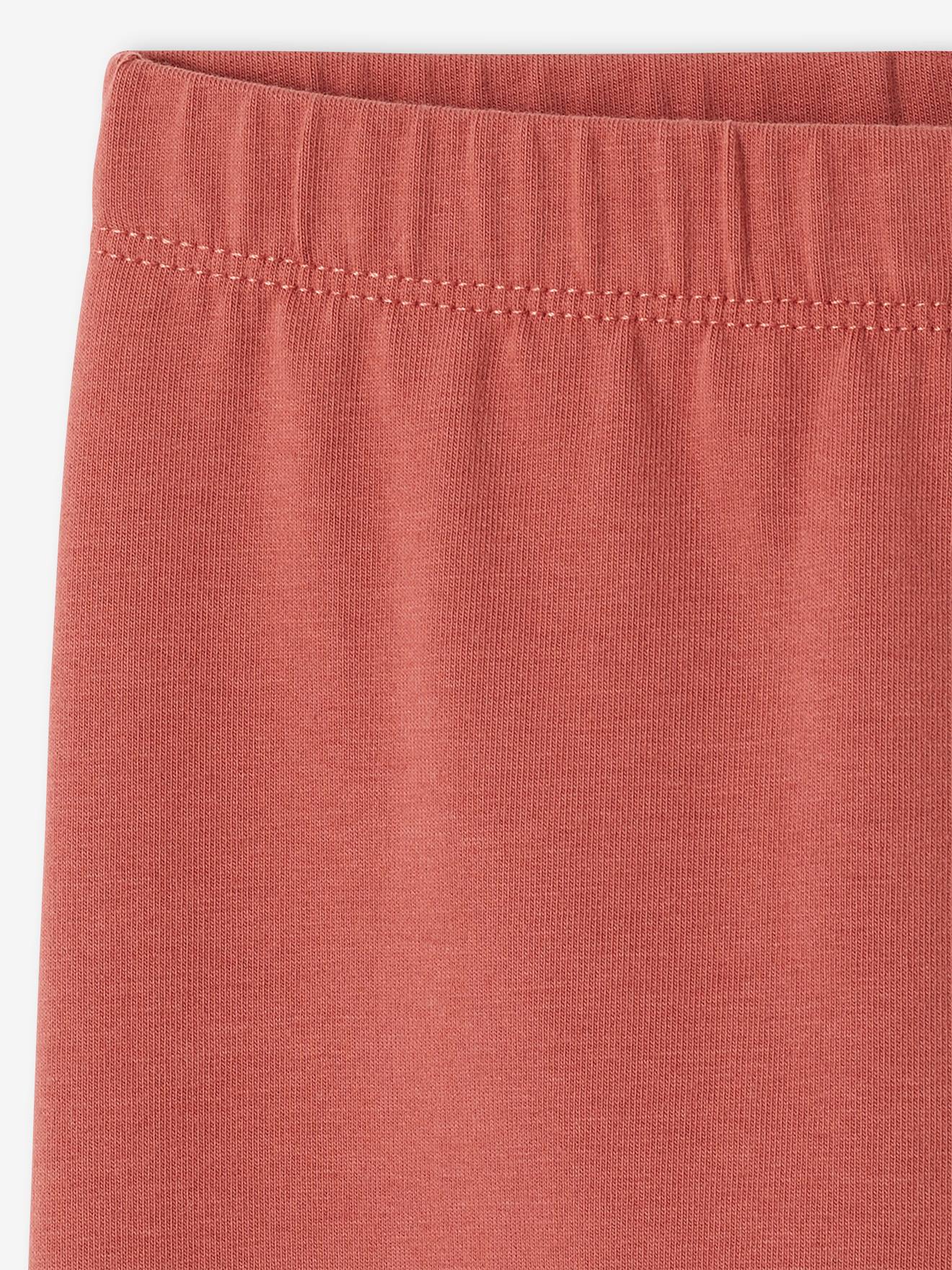 Vertbaudet 2er-Pack Mädchen Leggings BASIC - hellbraun