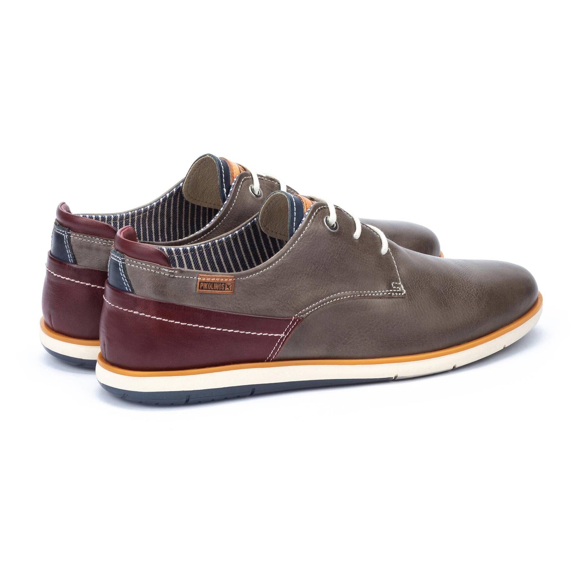 Męskie buty casualowe - CIEMNOSZARE