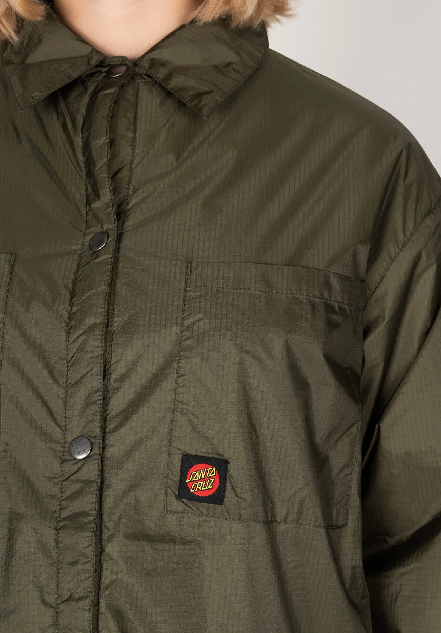 Classic Dot Padded Overshirt