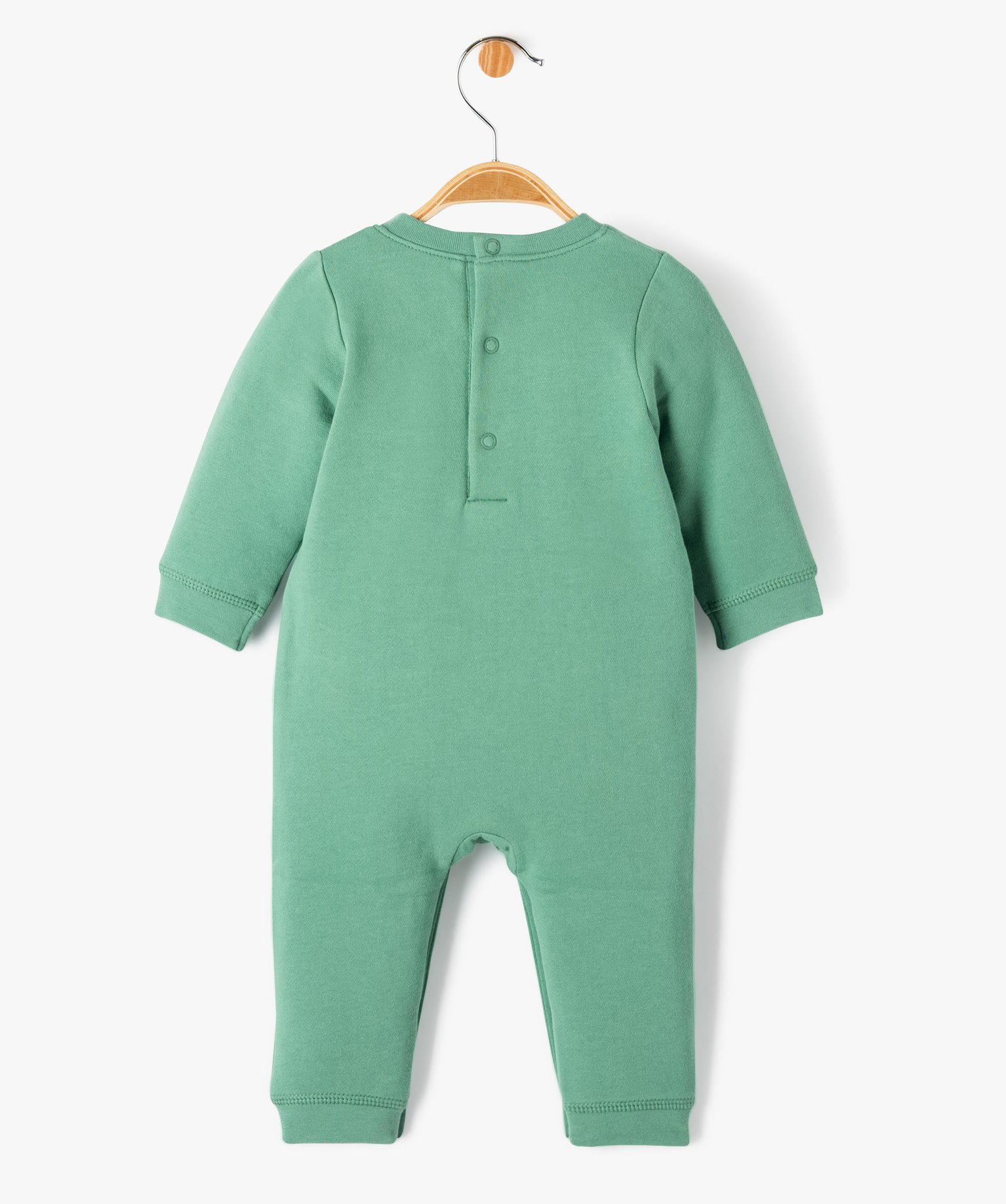 Pyjama bébé sans pieds en molleton bleu | GEMO