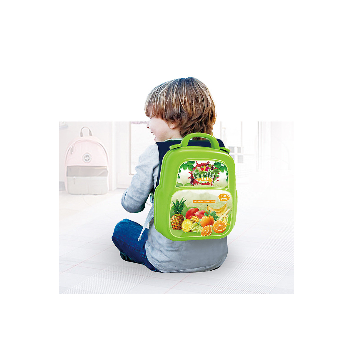 Rucksackspielzeug für Kinder Simulations-Spielhaus-Set