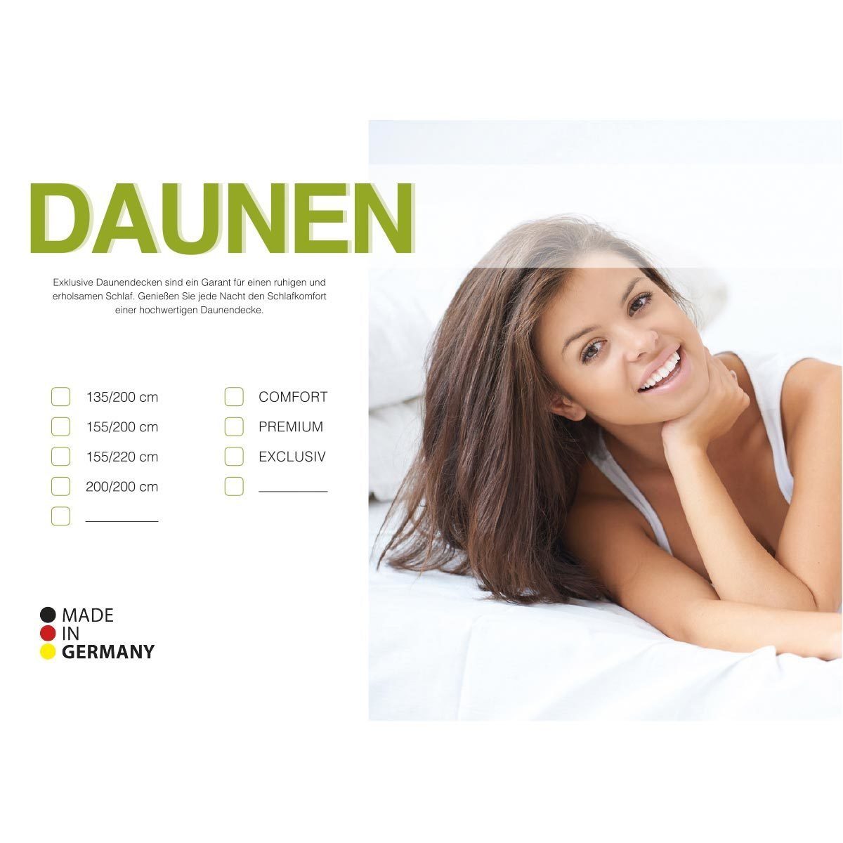 3-Kammer-Kopfkissen Premium, BETTWARENSHOP, Füllung: Bezug: 100% Baumwolle Füllung: Außenkammer 10% Federn, 90% Daunen, Innenkammer 100% Federn Klasse 1, optimale Stützkraft und toller Liegecomfort