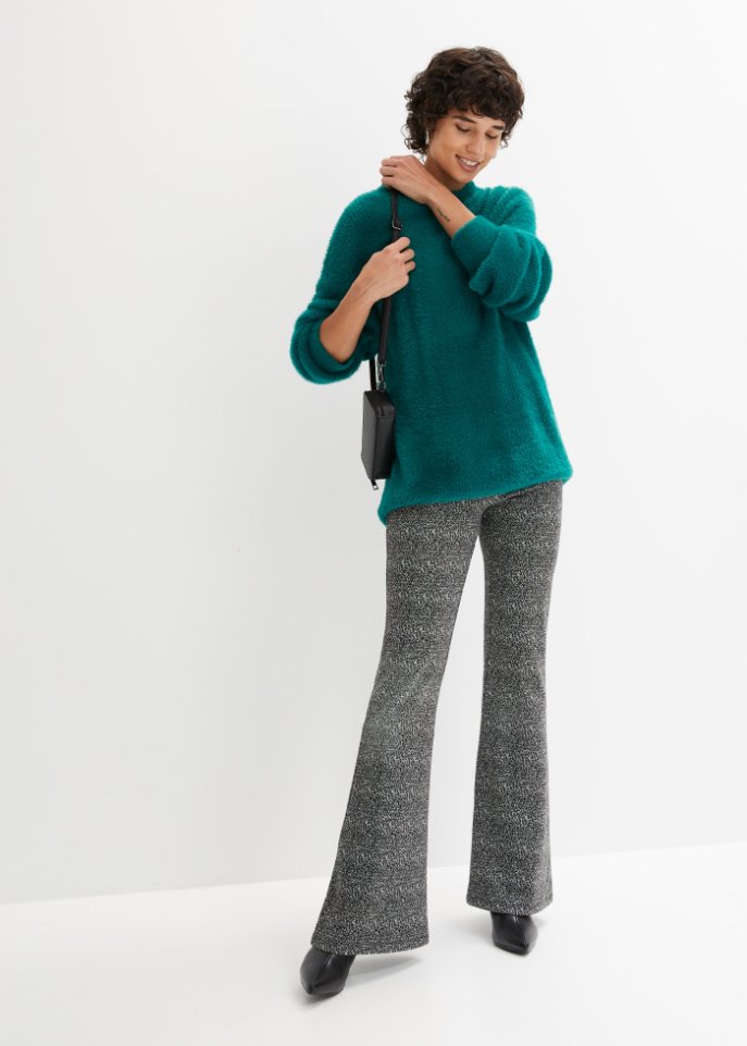 Pullover mit Hairy-knit