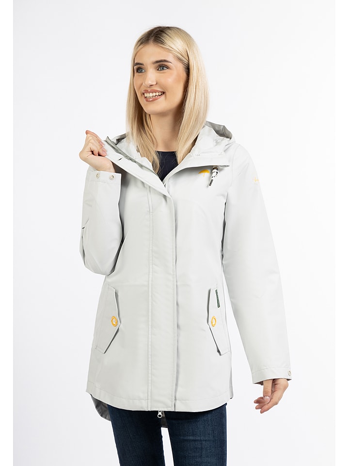 Schmuddelwedda Regenparka in Weiß günstig kaufen