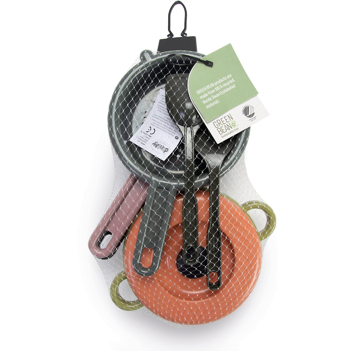 Topfset Green Bean - aus recyceltem Kunststoff, 7-tlg.