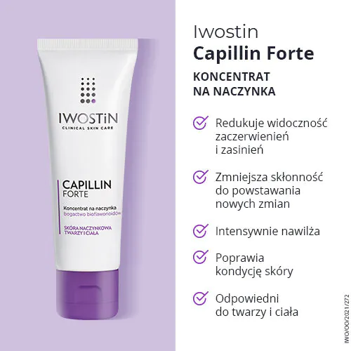 Iwostin Capillin Forte koncentratas kapiliarams