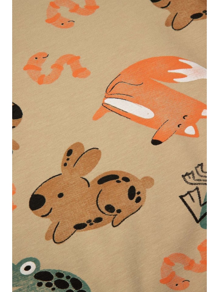 Coccodrillo T-shirt mit langen Ärmeln in beige günstig kaufen 68