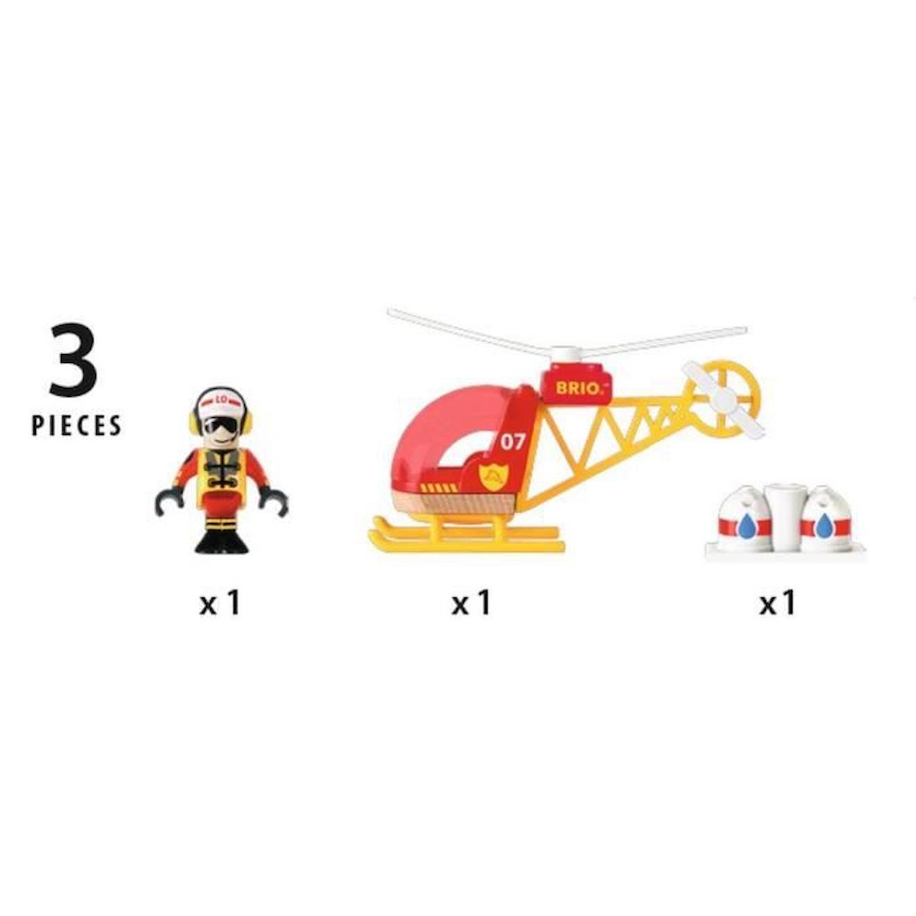Brio World Hélicoptère des Pompiers