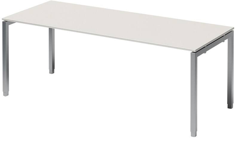 Bisley Schreibtisch Cito Grau, Weiß, Silber 2.000 x 1.200 x 850 mm