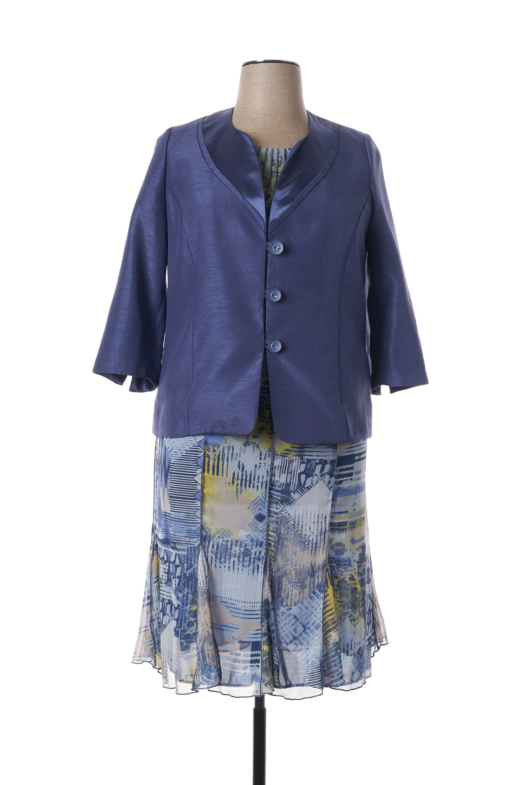 France Rivoire Ensembles Robe Femme couleur bleu