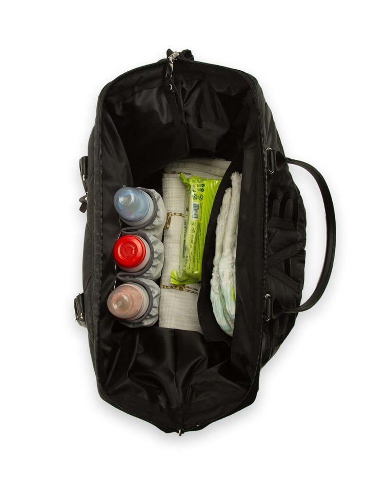 BAGmori Wickeltasche - Schultertasche in Schwarz günstig kaufen onesize