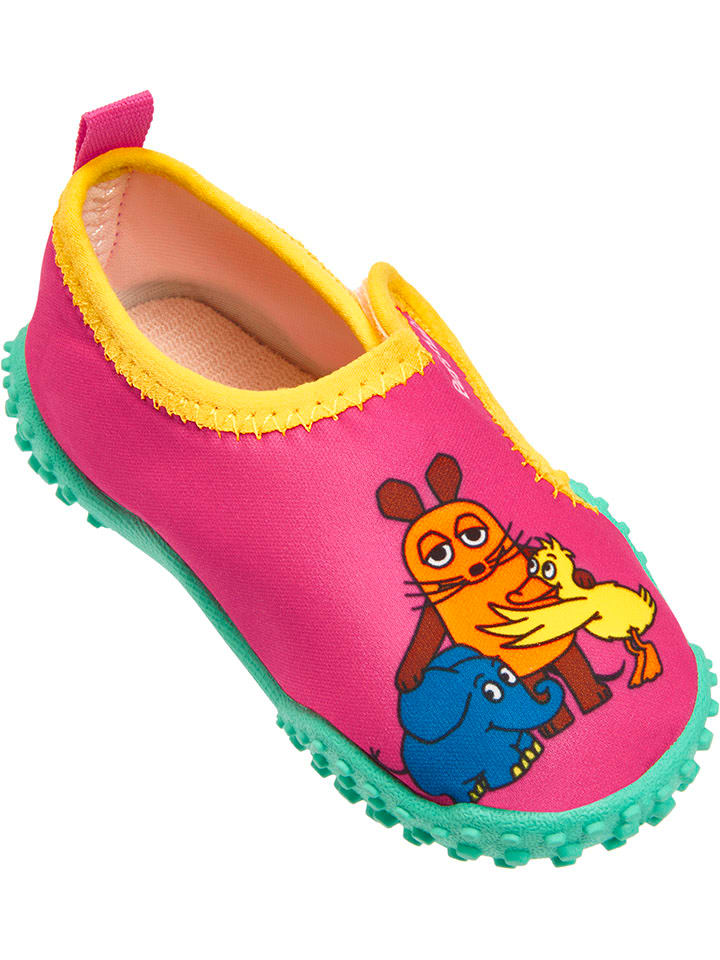 Playshoes Badeschuhe in Pink/ Türkis günstig kaufen