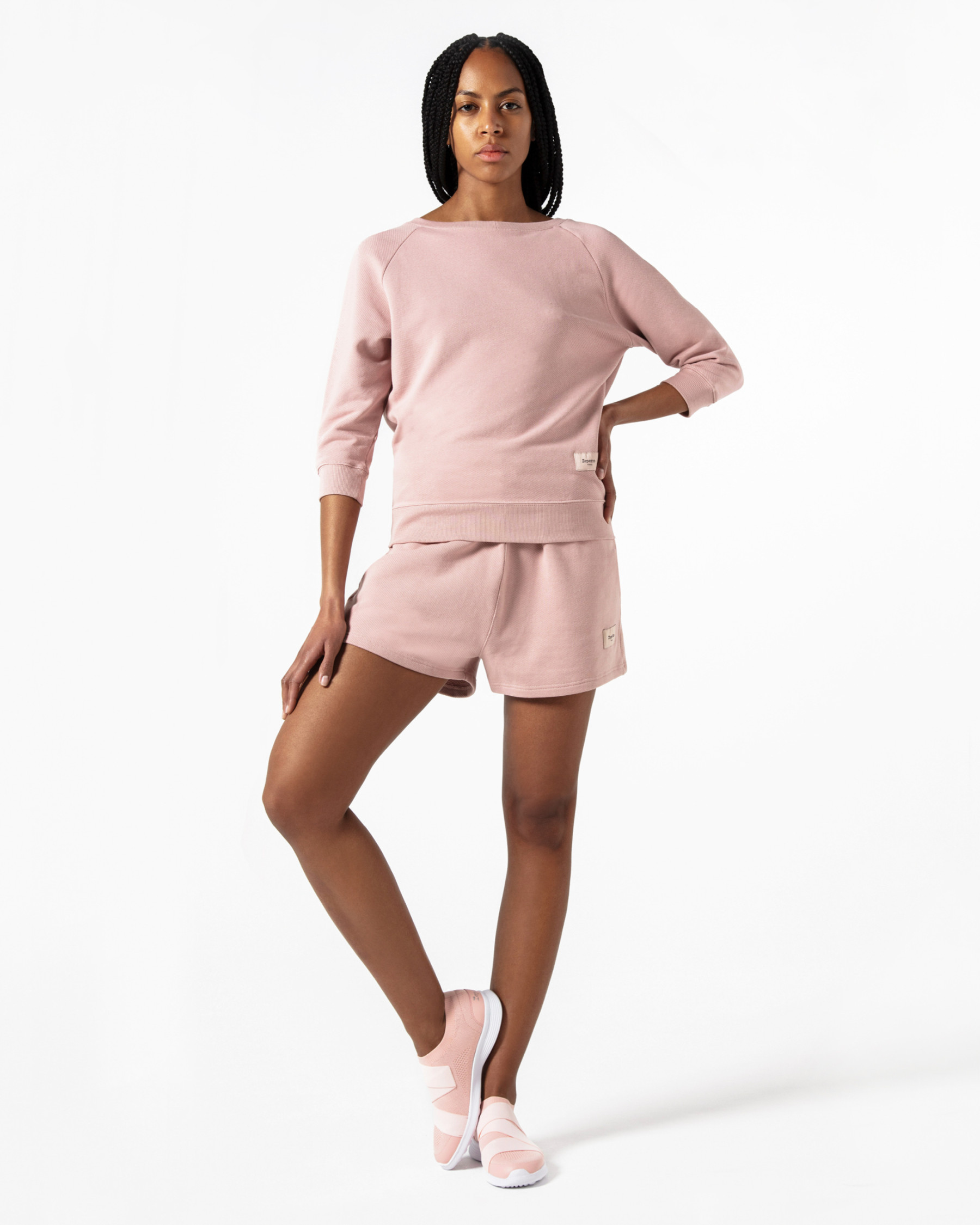 Wrap-over sweatshirt