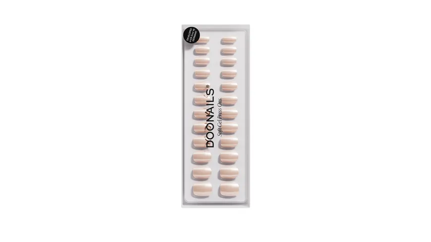 DOONAILS Soft Gel Press Ons Prosecco Short Square Procecco - Procecco