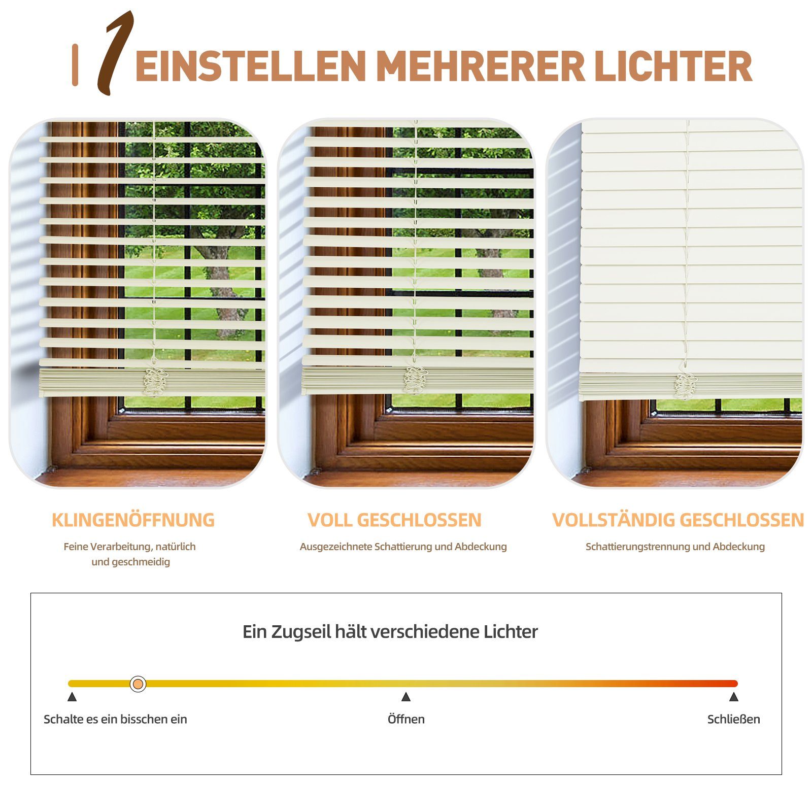 Jalousie Aluminium-Jalousie ohne Bohren, Klemmfix-Jalousie für fenster, Sekey, freihängend, 25mm Alu-Lamellen, mit Bohren, inklusive Montagematerial
